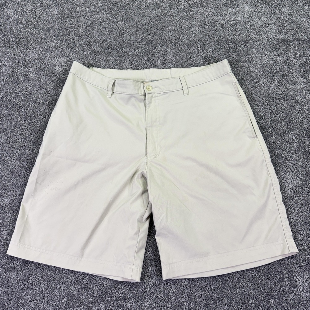 C9 Champion Shorts Mens 36 Beige Chino Microfiber Golf Casual Summer Pockets